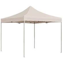 UnfadeMemory Gazebo Professionale Pieghevole Alluminio 2x2 m Crema