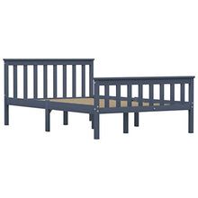 SKM Giroletto Grigio in Legno Massello di Pino 120x200 cm (22kg)