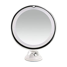 YQ&TL Specchio cosmetico a LED Specchio da Barba Ventosa LeggeroSpecchio da Bagno Ruotato 360 ° Adatto per Famiglia e Viaggi 10x