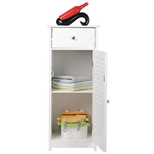 LGYLucky - Armadietto da bagno ad angolo con porta e cassetto, per bagno e vanità laterale