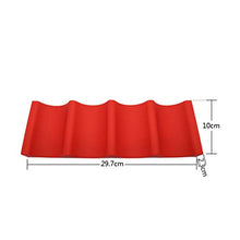 Byqny Scaffale Portabottiglie Impilabile,Silicone Portabottiglie Universale Frigorifero,Base Bottiglie Scaffale di Stoccaggio Vassoio Contenitore Supporto Facile per la Cucina Rouge 2 29.7x10x2.3cm