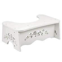 JSJE Sgabello da Toilette, Sgabello da Bagno WC Step Sgabello Confortevole Squat Sgabello ausiliario, su Squat Pit Children's Home Step Sgabello Adatto a Tutti i Servizi