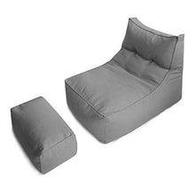 QCBC Lazy Biancheria in Cotone Sedia Sedia Sedia Cover Coperchio Grey Lounger Seat Pouf Puff Couch per Home Office Gioco Party