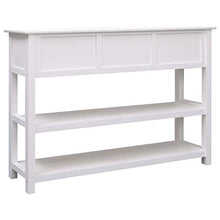 SKM Credenza Bianca 115x30x76 cm in Legno (14.35kg)