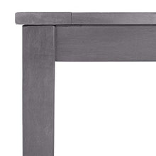 FAMIROSA Tavolo da Giardino Grigio Slavato 140x80x74 cm in Legno Acacia