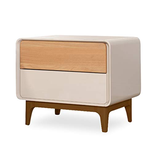 Comodino Comodino Semplice di Grande capacità Armadio Multi-Funzione for armadietto a cassetto Comodino in lamiera Camera da Letto (Color : Brown, Size : 54.4 * 39 * 45cm)