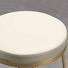 SHUYU Sgabelli da Bar Cucina, Sedia da Pranzo, Sedia da Bar Minimalista nordica, Supporto per Struttura in Metallo, Pelle PU, per bancone da Cucina e sgabelli da Bar per la casa