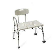 TANGIST Vasca da Bagno e Doccia Comfort Sgabello da Bagno in Lega di Alluminio Regolabile Anziano/handicappato/Sgabello da Bagno Incinta Sedia Antiscivolo Max.180 kg (Bianco) Prevenire Lo Scivolam
