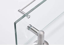 PYROJEWEL. Bagno Mensola con Portasciugamani Parete Doccia Bagagli, Spazzolato