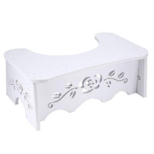 Moolo Sgabello da Toilette Bianco Accovacciata Sgabello da Bagno Bagno Squat Sgabello da Bagno da 7 Pollici