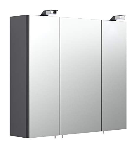 Posseik 5423 84 Santana Mobiletto a specchio, colore: Antracite
