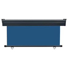 vidaXL Tenda laterale da balcone blu 170x250 cm