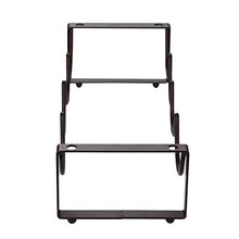 Dianoo Cremagliera Del Vino Impilabile Scaffali Per Vino Vintage Per Bottiglie Controsoffitto, Bar, Cantina, Cantina, Armadietto, Dispensa, Metallo 45.5CM