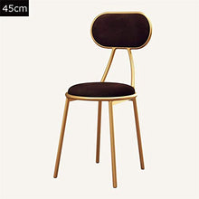 Sedia da pranzo, cuscini a braccio, seggiolone, seggiolone, sgabello da bar con sgabello Altezza e schienale for la colazione cucina e una sedia imbottita rotonda FACAI ( Color : 45cm , Size : 45Cm )