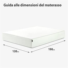 ZINUS Materasso in memory foam Quilted | Materasso adattabile a 7 zone | 120 x 190 cm | Altezza 13 cm | Materasso arrotolabile | OEKO-TEX