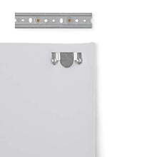 Talamo Italia, Testata in ecopelle a muro, Made in Italy, adatta a letto Singolo, cm 90x60, Bianco