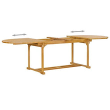 SKM Set da Pranzo 9 pz in Legno Massello di Teak (105.23kg)