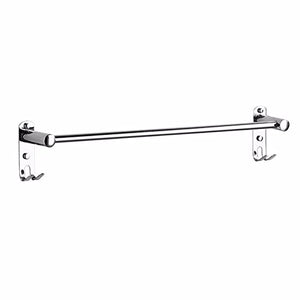 MBYW Portasciugamani Portasciugamani in Acciaio Inossidabile Senza Barra di Perforazione Ispessimento Bagno a Doppio palo Bagno a palo Singolo Bagno Asta Pendente Pendente, 60 cm, punzonatura 1