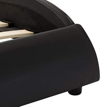 SKM Giroletto Nero e Bianco in Similpelle 160x200 cm (38.2kg) Nero-0345
