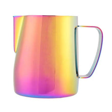 Rockyin 350mL Acciaio Inossidabile Tazza di caffè della Tazza Bella della Schiuma di Latte Brocca for Latte Art di Sette Colori