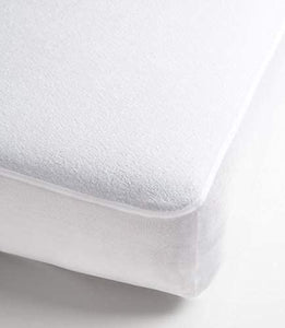 Coprimaterasso impermeabile LETTO SINGOLO 90X190 con angoli. Antiacaro antiallergico lavabile a 90°…