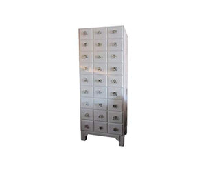 Fine Asianliving Cassettiera Cinese con Caratteri Cinesi Zodiaco Fatti a Mano L53xP34xA177cm