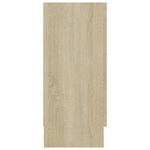 vidaXL Armadietto con Vetrina Rovere Sonoma 120x30,5x70 cm Truciolato