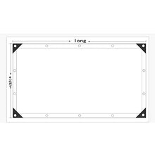 LXHONG Telo Trasparente con Occhielli, Teloni in PVC Resistenti, Telo Ombreggiante da Giardino A Prova di Polvere Protezione Solare per Balcone Coperture da Giardino，Personalizzabile