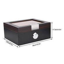 Custodia per sigari, Custodia per sigari in cedro Scatola di immagazzinaggio per humidor in legno Custodia da viaggio per umidificatore da viaggio portatile Scatola per archiviazione con umidificatore