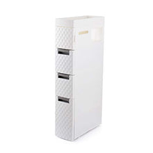 &ripiano di stoccaggio Armadio di stoccaggio a cassetto a più strati con struttura a battente a pavimento in rack per bagno Scaffale di finitura (Size : Four layer)