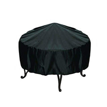 Stafeny - Copertura impermeabile antivento per barbecue, per sedie e tavoli, in rattan, per divano, tessuto Oxford, colore: nero