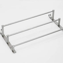 Xiaoli Bagno Portasciugamani Moderna Tre Bar portasciugamani 304 in Acciaio Inox Bagno Portasciugamani Parete Bagno Supporto del tovagliolo con Ganci Porta Asciugamani (Dimensione : 50cm)