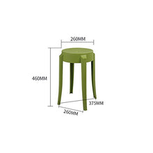 Seggiola da bar WDX- Sgabello Alto Moderno di casa Moderno Sgabello di Modo di Alto Spessore Sgabello di plastica Confortevole (Color : B)