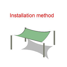 QULONG Rete Paravento Frangivento, Schermata Privacy del Balcone, Tasso di Ombreggiamento dell'80 Percento, Copertura del Balcone Permeabile in Verde, 6 Poli,1X6M(3.28X19.68ft)