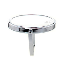 TUKA Specchio Cosmetico 10X Ingranditori, ø15,3 cm Doppia Faccia Specchi da Trucco Specchio da Tavolo cromato, 6" Specchio borsa per casa o viaggio, Specchio Bagno per Trucco e Rasatura, TKD3102-10x