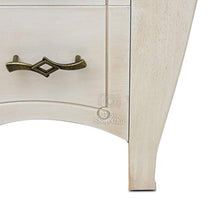 Shop Chic Mobile bagno 85 cm contemporaneo in legno avorio con lavabo