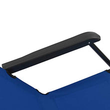 Festnight 2 pz Sedie a Sdraio Pieghevole da Giardino per Esterno con Poggiapiedi Blu/Nero/Rosso/Grigio/Marrone,Lettini Prendisole Pieghevoli Esterno con Poggiapiedi
