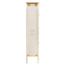 Shop Chic Colonna Bagno barocca con Maniglie Dorate e Decorazioni in Foglia Oro