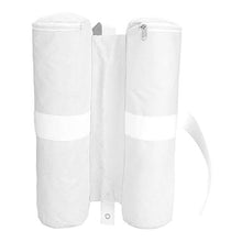 Dioche Sacchetti per Pesi per Tende, Sacchi per Sabbia pesati a baldacchino Piedini per tendalino Parasole per Tenda da Sole a Scomparsa(Bianco)