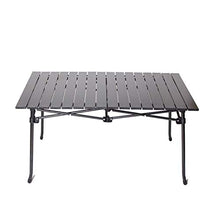 End Table Portatile Tavolo Tavolo da picnic BBQ da spiaggia, tavolo pieghevole portatile per esterno, in lega di alluminio, adatto per picnic all'aperto, feste in giardino, ecc. Disponibile in due dim