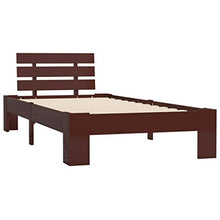 SKM Giroletto Marrone Scuro in Legno Massello di Pino 100x200 cm (19.2kg)
