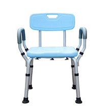 CLJ-LJ - Sgabelli da bagno per anziani e in lega di alluminio, per doccia, per donne incinte, per disabili, sedia di sicurezza, colore: blu