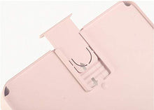 WM Specchio di Stoccaggio Portatile Pieghevole Specchio Il Trucco Leggero A Specchio con Specchio di Vanità Specchio Il Trucco A LED con Piccolo Specchio mirror-10.24 (Color : Pink)