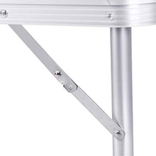 CASTOR Tavolo da Picnic all'aperto Pieghevole Picnic Table Heavy Duty Rettangolo Camping Tavolo da Campeggio Protable Garden Garden Picnic Table Buffet Market Garden Market Party BBQ Party Table