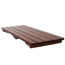 Tavolo Linz ideale per le feste in giardino terrazza legno scuro 150cm