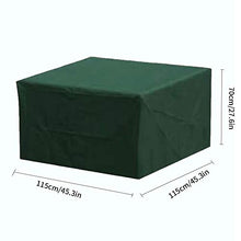 Apofly Mobili da Giardino Coperture per Esterni di Copertura di Mobili, Divano, Sedia Panno Esterno del Giardino Patio Heavy Duty Antipolvere Impermeabile Verde 115 * 115 * 70 Centimetri