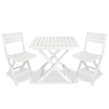 FAMIROSA Set da Bistrot 3 pz in Plastica Bianco