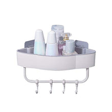 LiuliuBull W Bagno Triangolo Scaffale Perforazione Gratuita per la Perforazione del Muro di plastica del Water Angolo Multifunzionale (Color : Light Green)