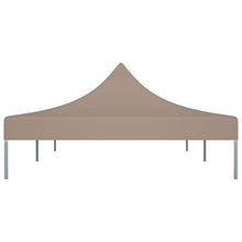 vidaXL Tetto per Tendone per Feste 6x3 m Grigio Talpa 270 g/m²