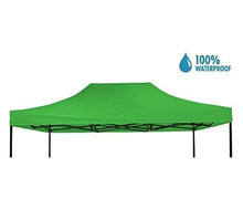 Tetto/Copertura Impermeabile per Gazebo 3x4,5m Verde